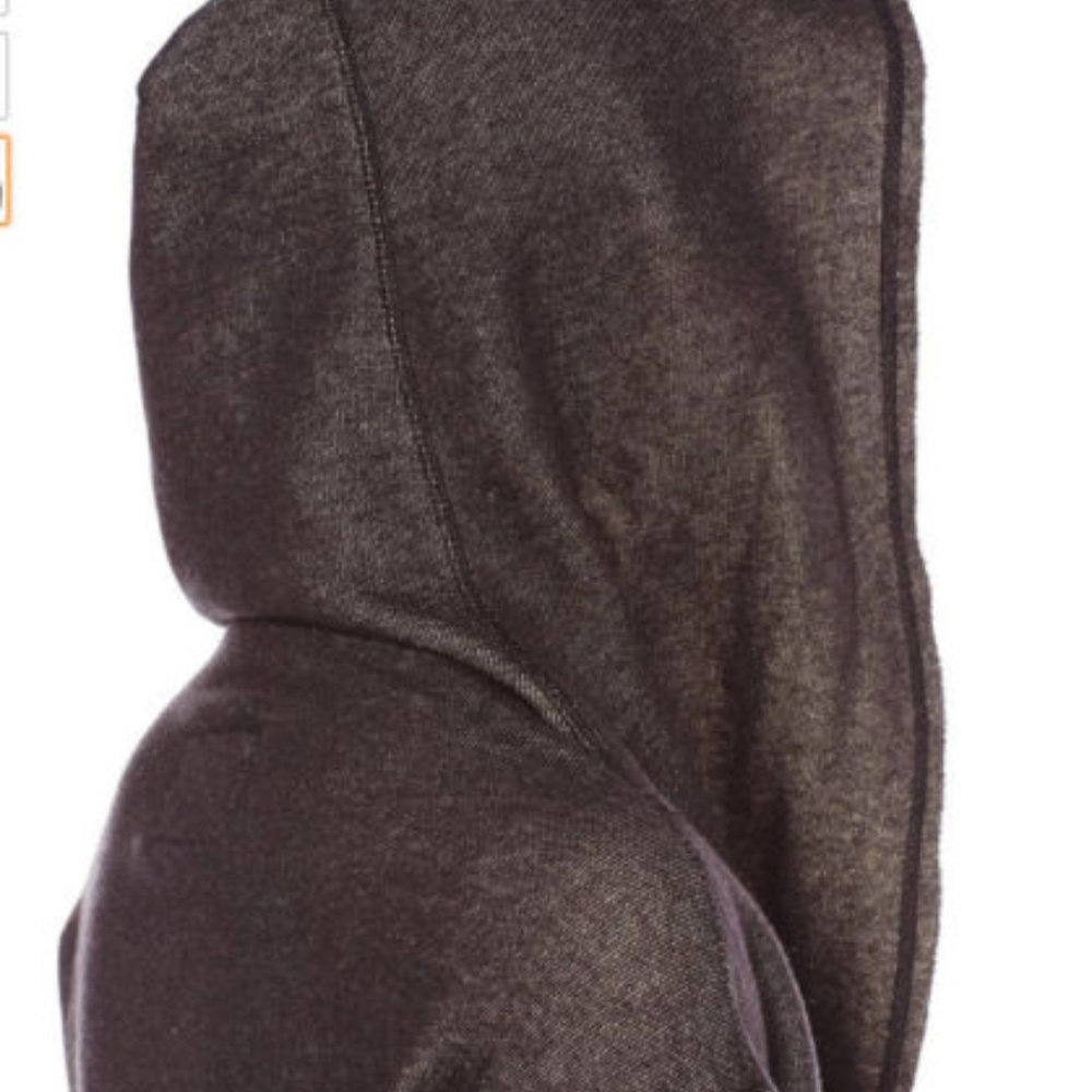 NWT SANCTUARY Hooded Gray Fleece Wrap Jacket Sz L - Picture 4 of 7